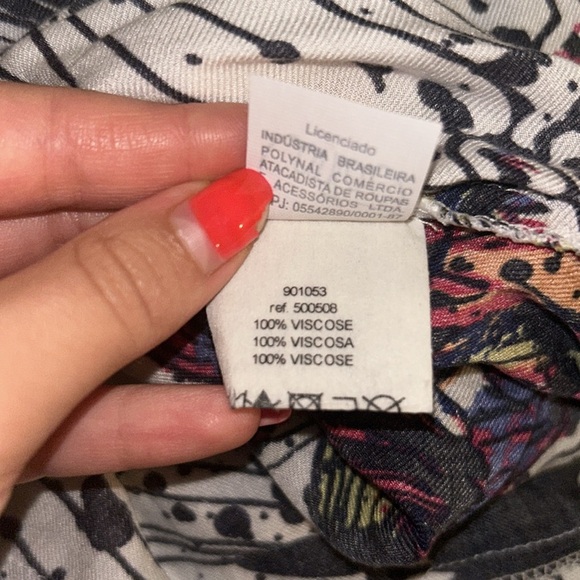 Floral Spaghetti Strap Vintage Vibrant summer Dress - Picture 4 of 5